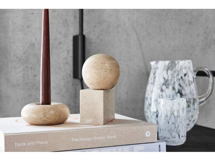 OYOY Buchstütze Marble Savi Rund